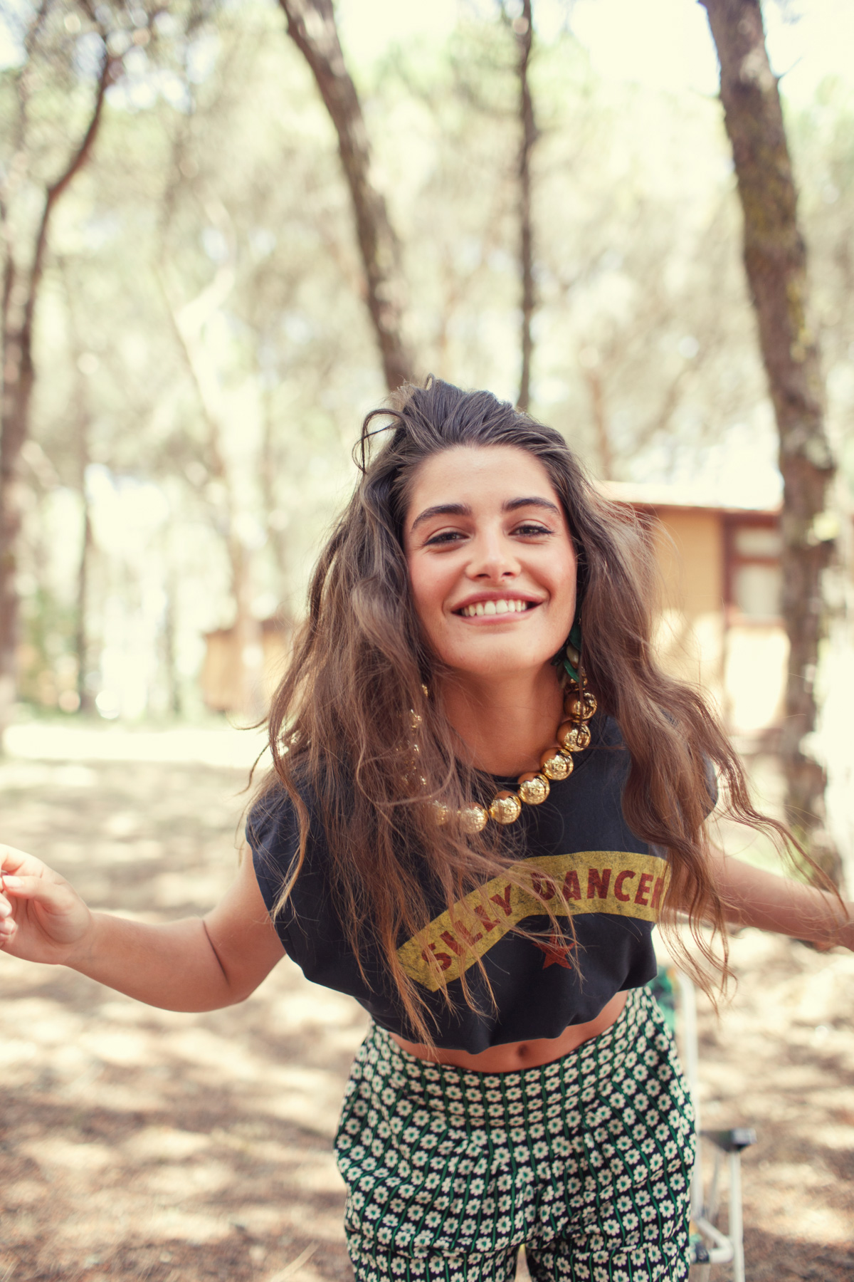 Koszulka z nadrukiem „silly dancer” 1